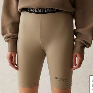 Essentials biker shorts womens new with tag